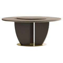 Tavolo con base in legno del 21° secolo di Carpanese Home Italia, moderno, 7366