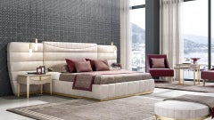 7389 Carpanese Home Italia Upholstered Bed