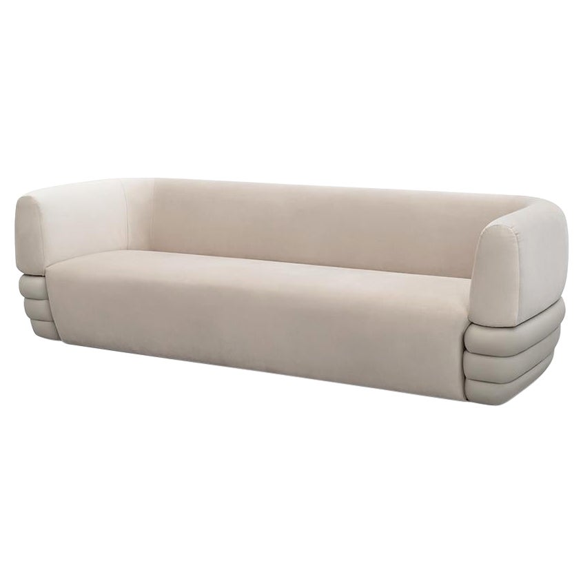 21. Jahrhundert Carpanese Home Italia gepolstertes Sofa Modern, Splendor 2p