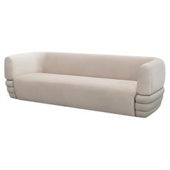 21st Century Carpanese Home Italia Upholstered Sofa Modern, Splendor 3p