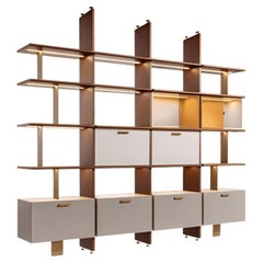 Siglo XXI Carpanese Home Italia Mueble Alto Moderno, Dúo M