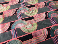 Teppichteppich Roy I des 21. Jahrhunderts aus Himalaya-Wolle und Seide in Rosa, Grün