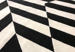 21st Century Carpet Rug Stella in Himalayan Wool Black, White