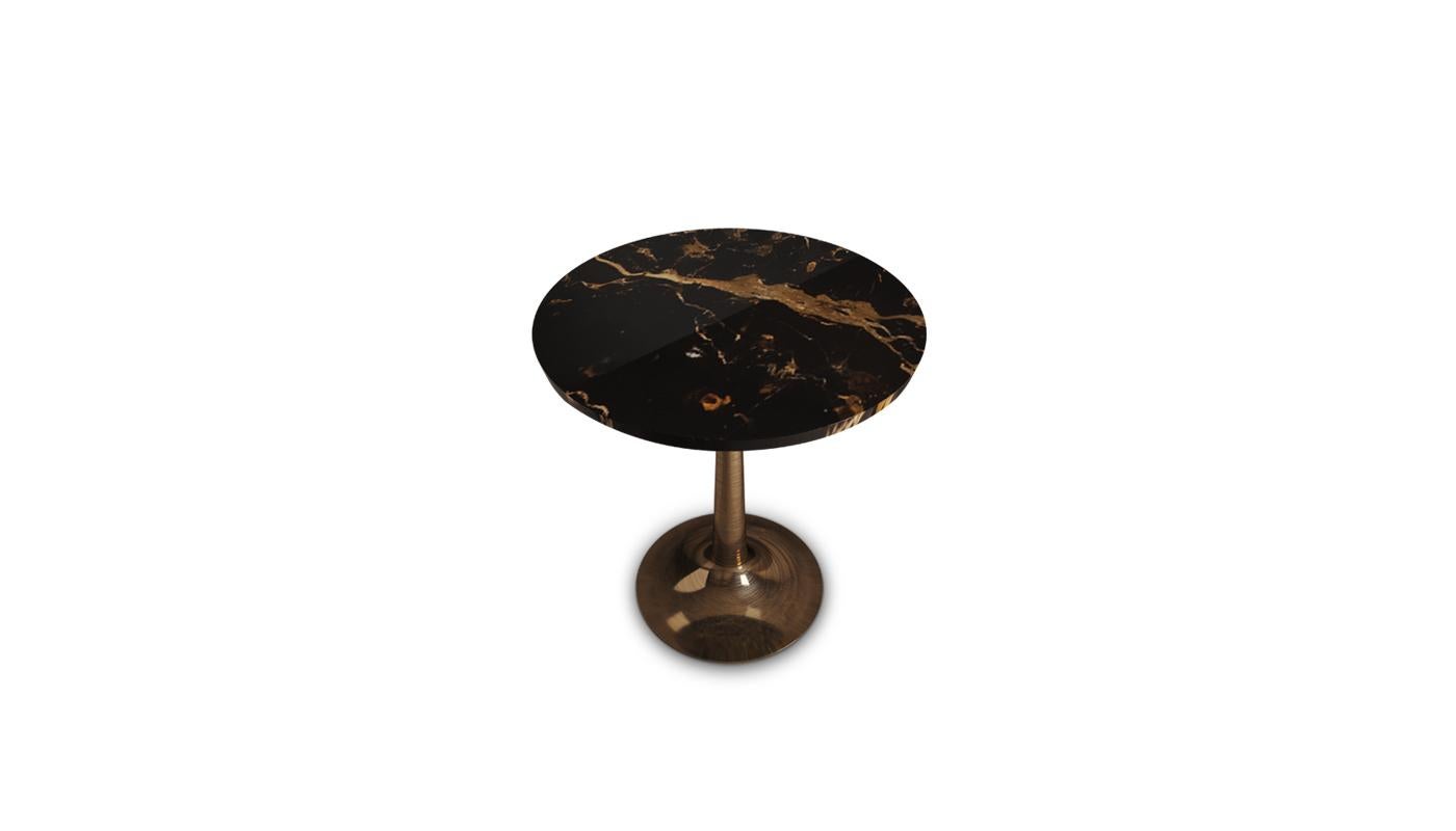 21st Century Carsland Side Table Marble In New Condition For Sale In RIO TINTO, PT