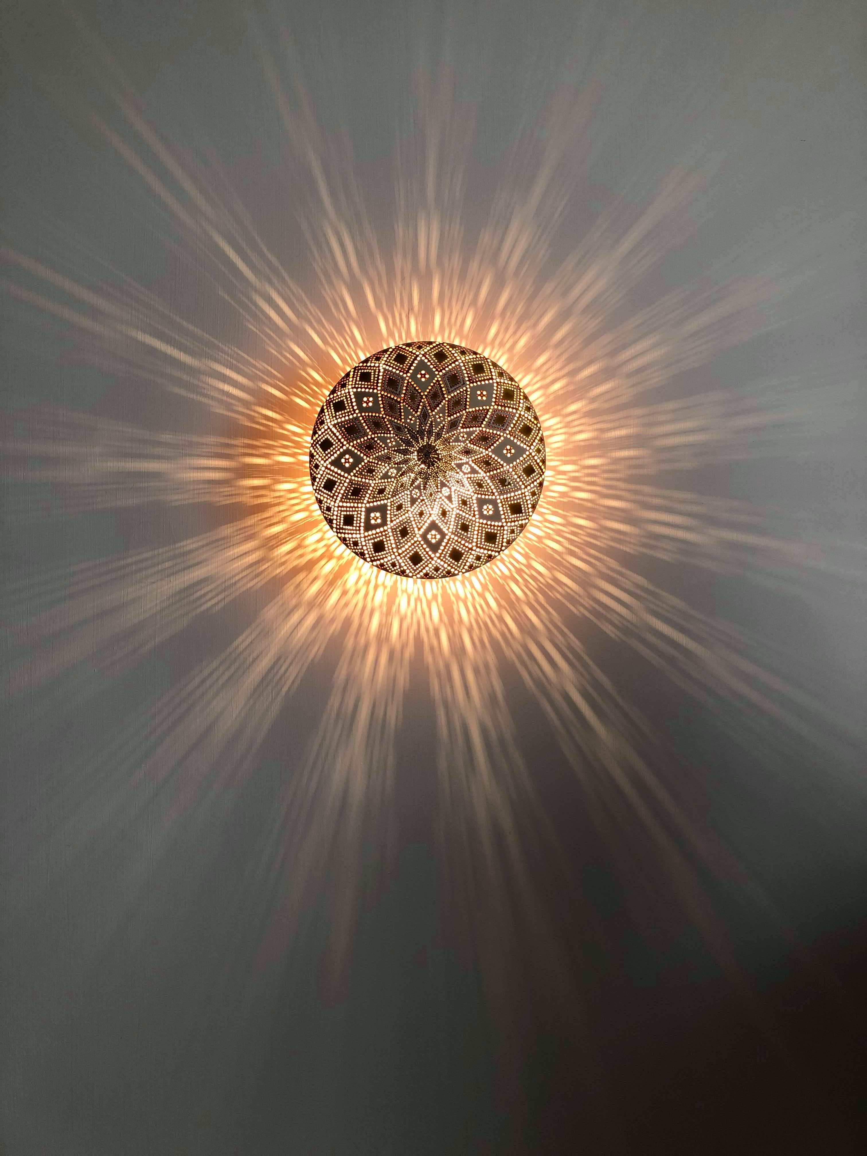Enameled 21st Century Ceiling / Wall Light Tutto Diamenti by Francesco Fasano From Italy