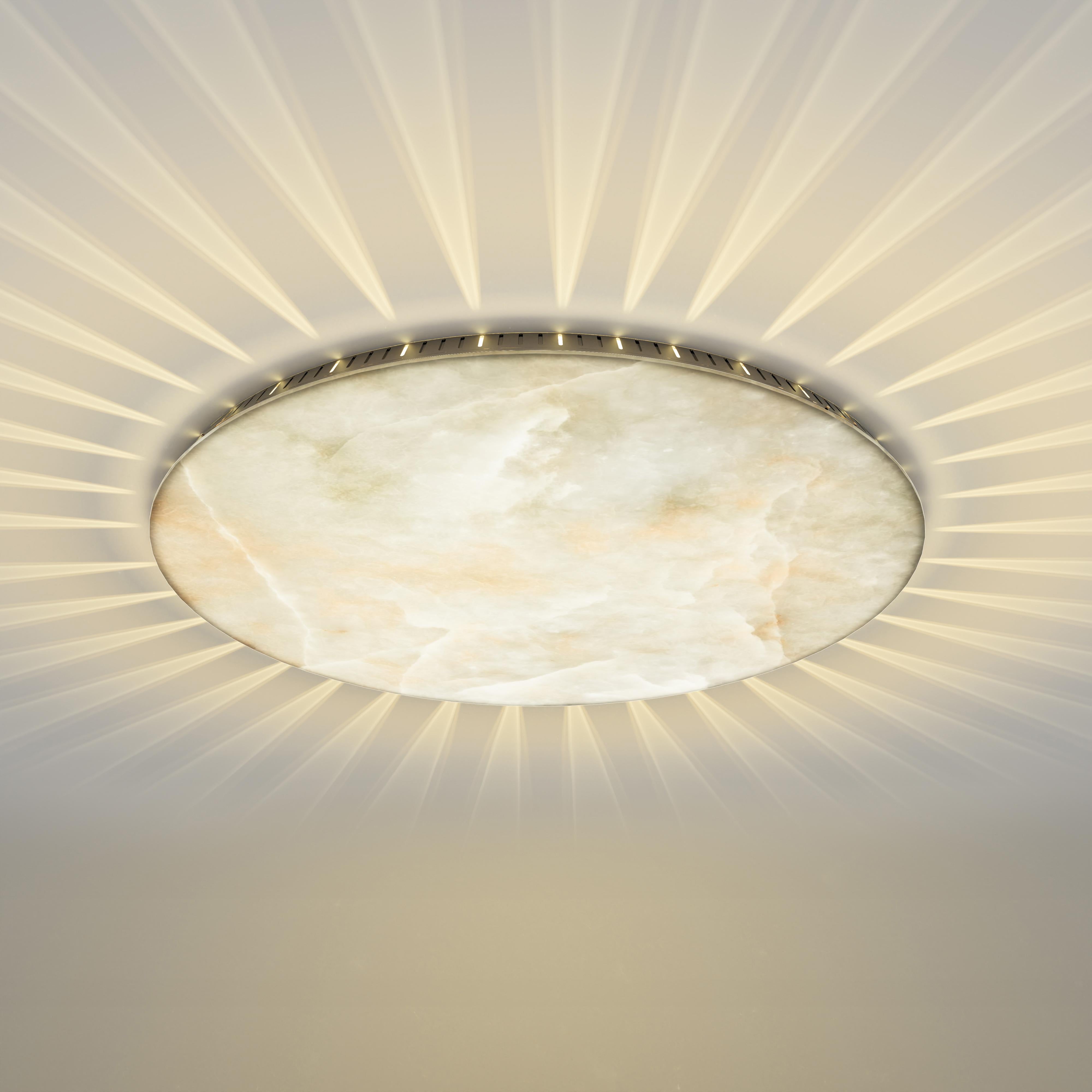 Portugais albâtre encastré Celestial B du 21e siècle par Creativemary en vente