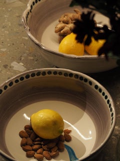 21st Century Large Salad Bowl and Small Salad Bowl Vietri Ceramic Made in Italy