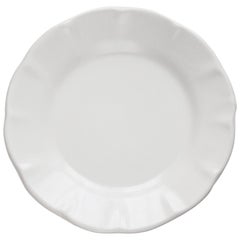 21st Century Ceramic Side Plate White Handmade