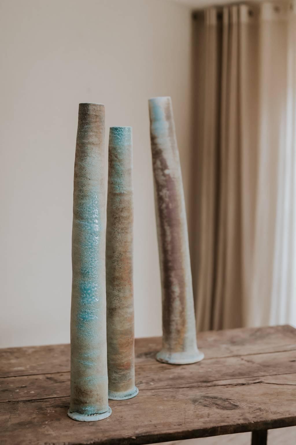 Northern Irish 21st Century Ceramic Vases by Jack Doherty, Contemporary Artist For Sale