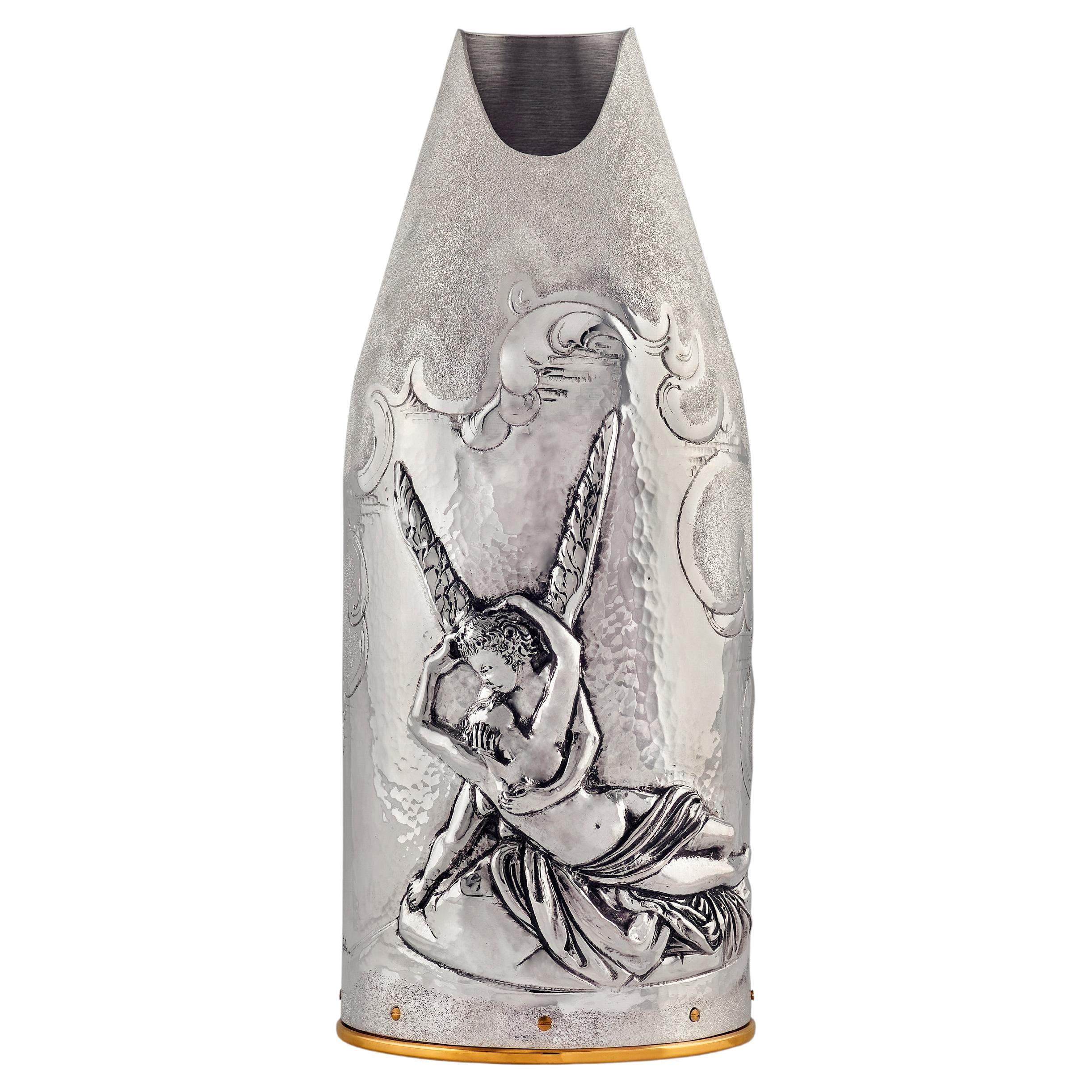 Siglo XXI, Tapa de champán, Plata pura maciza, Amore e Psiche, Italia