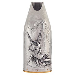 21st Century, Champagne cover, Solid pure silver, Amore e Psiche, Italy