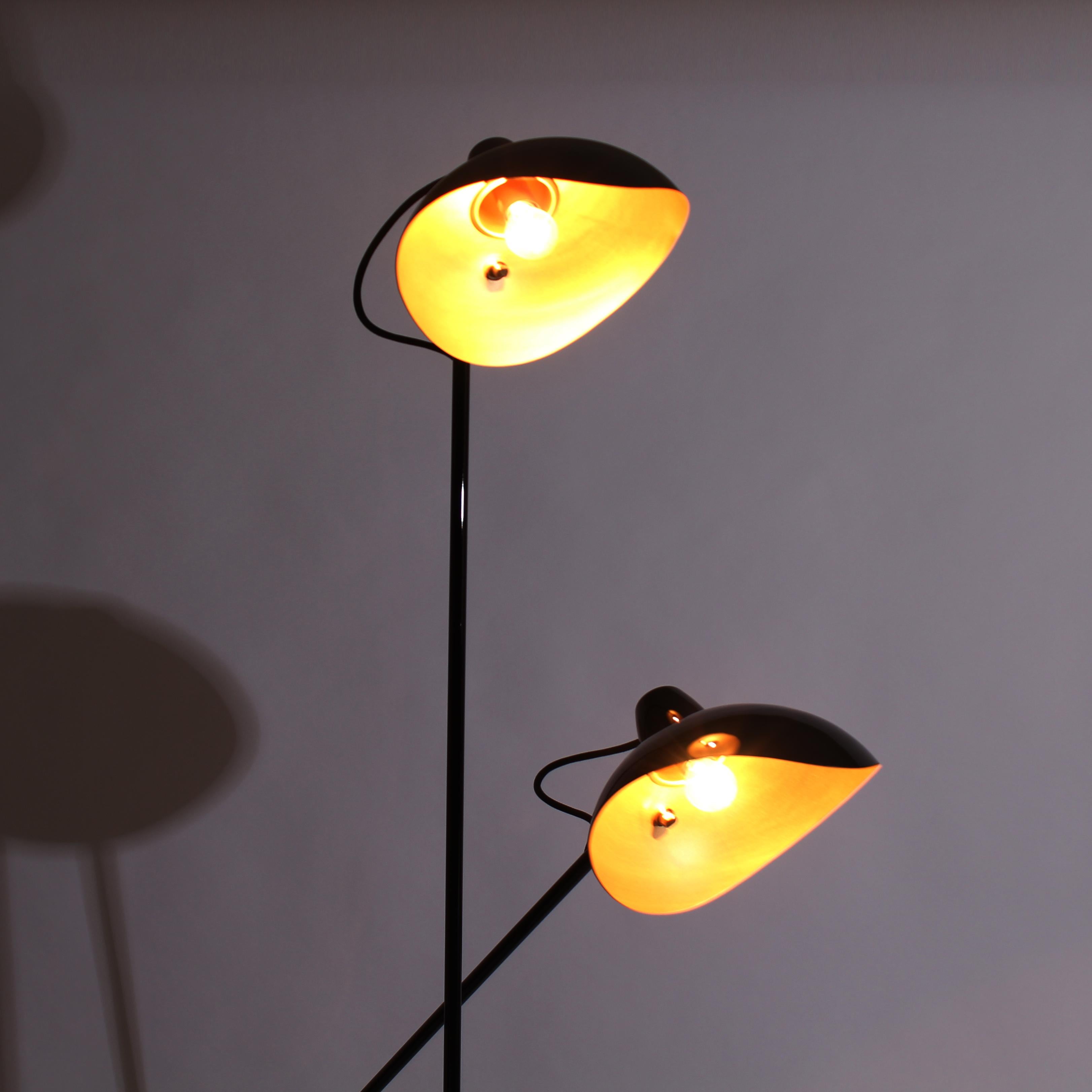 21st Century Chelsea Floor Lamp Brass Aluminium by Creativemary For Sale 6