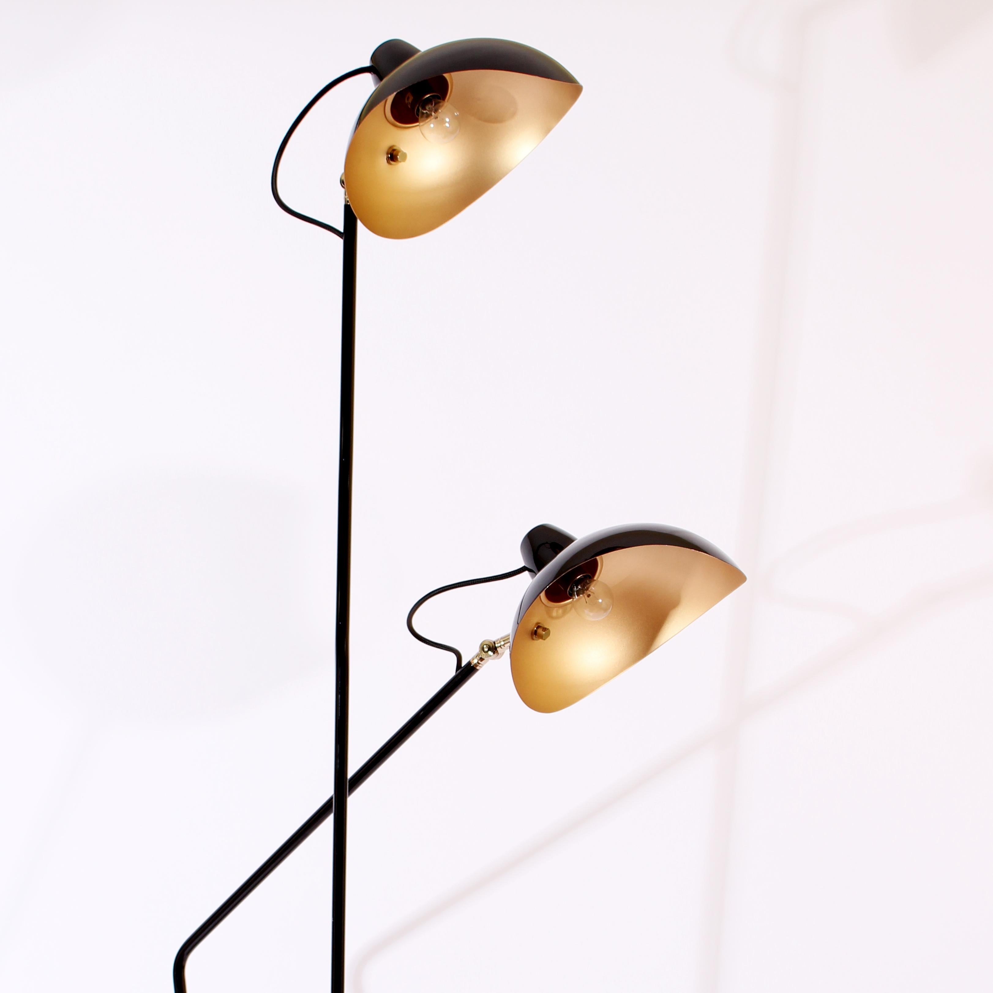 21st Century Chelsea Floor Lamp Brass Aluminium by Creativemary For Sale 2