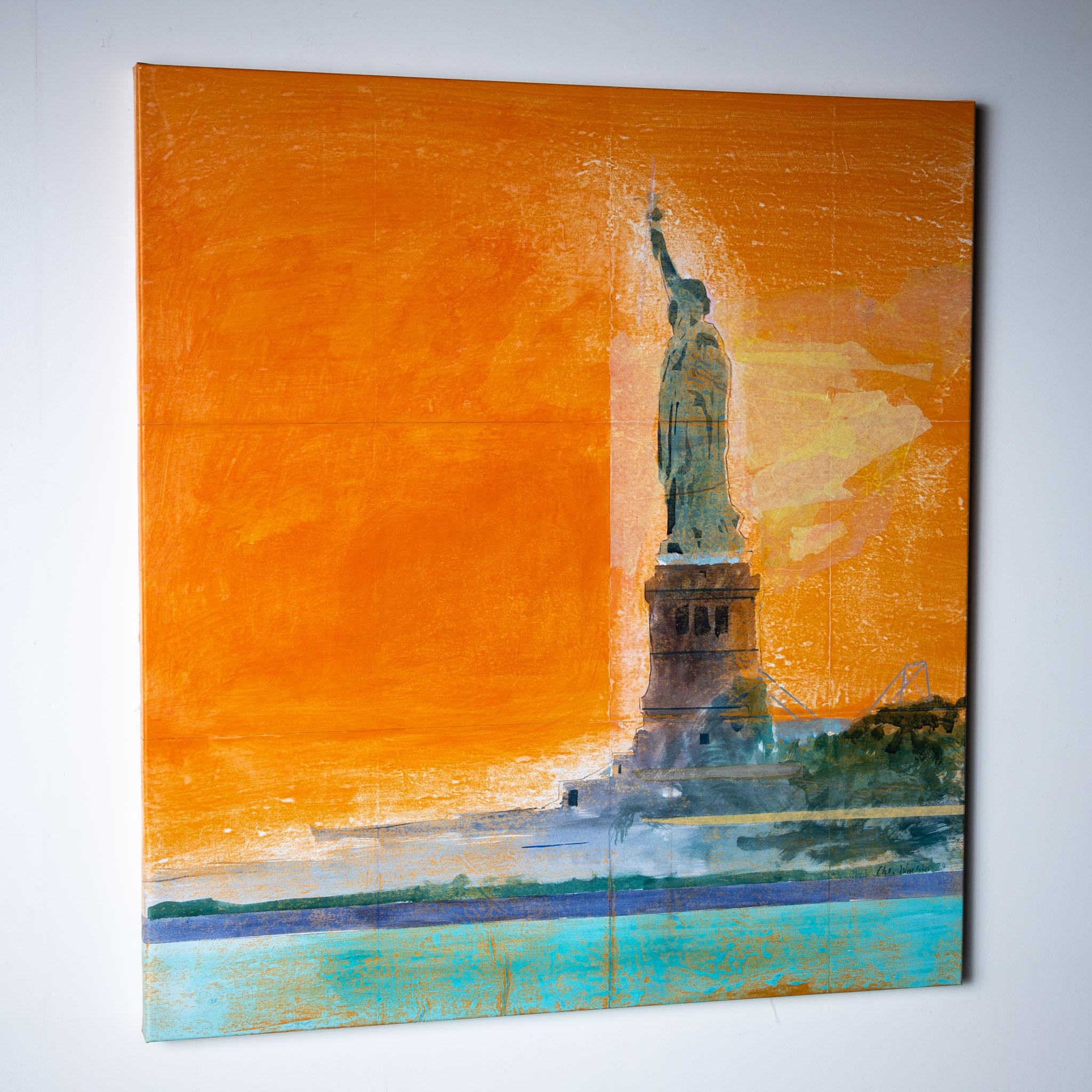 21ème siècle Christiane Wachter (I. 1966) Statue de la Liberté en vente 1