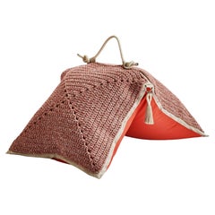 21st Century Clay Outdoor Indoor Handmade Floor Cushion 21st Century Clay Outdoor Indoor Handmade Floor Cushion