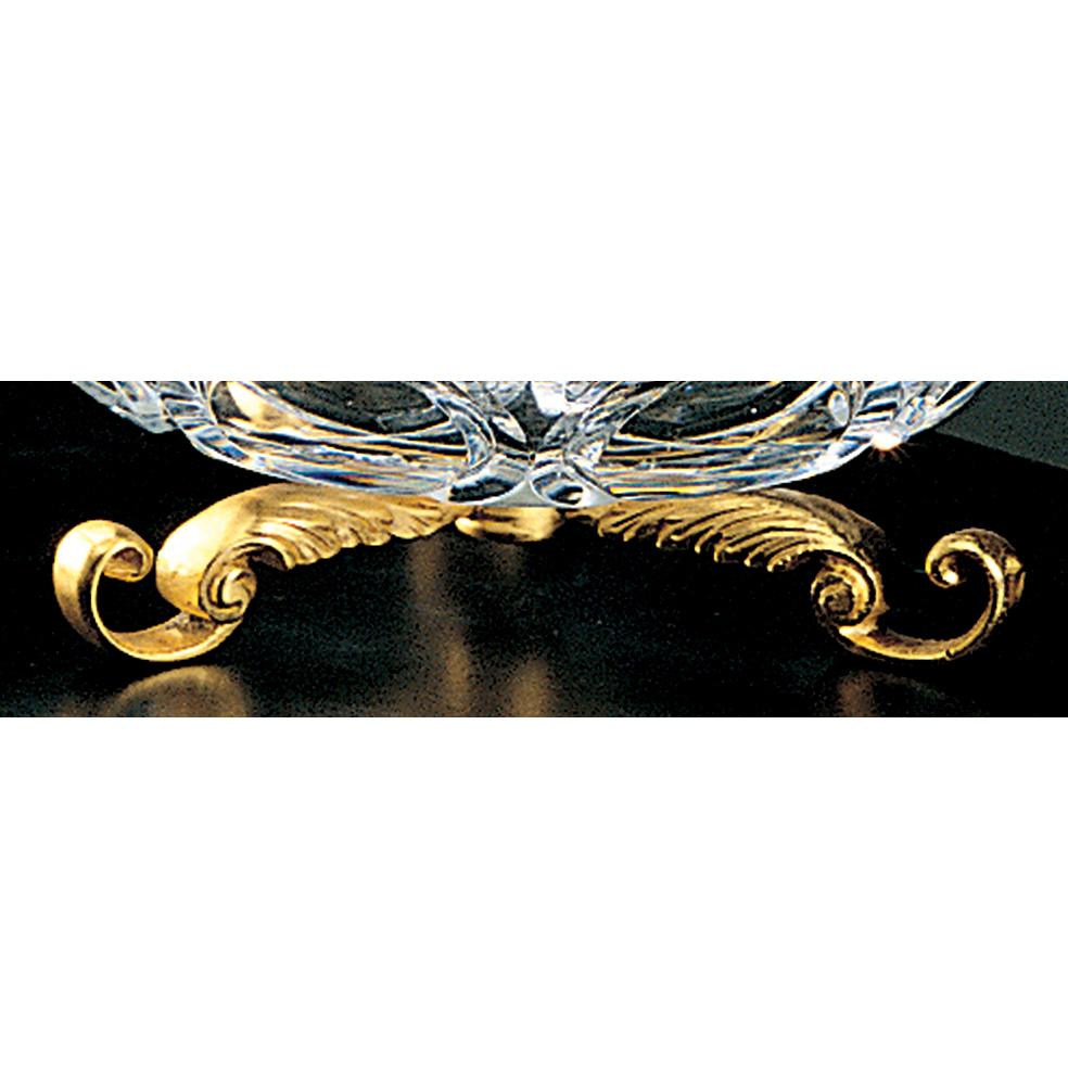 Louis XVI 21e siècle, Boîte en cristal clair et bronze doré en vente
