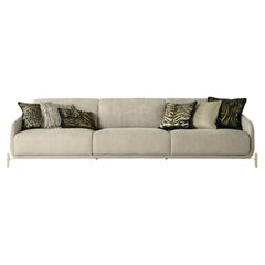 21st Century Clifton Sofa in Leather by Roberto Cavalli Home Interiors