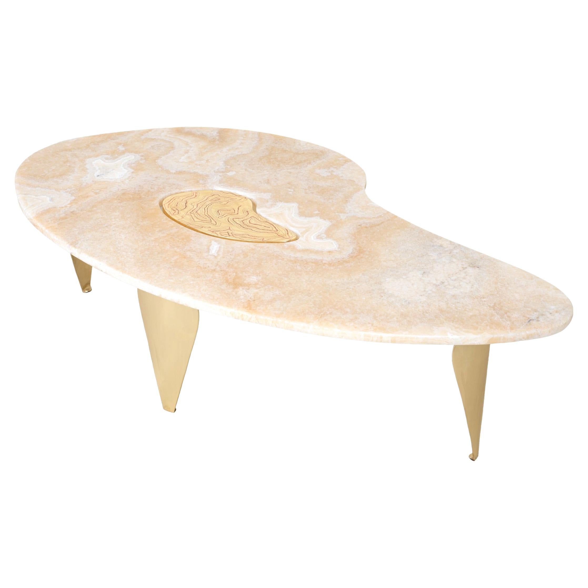 21st Century Coffee Table Folium by Arriau Made in France For Sale