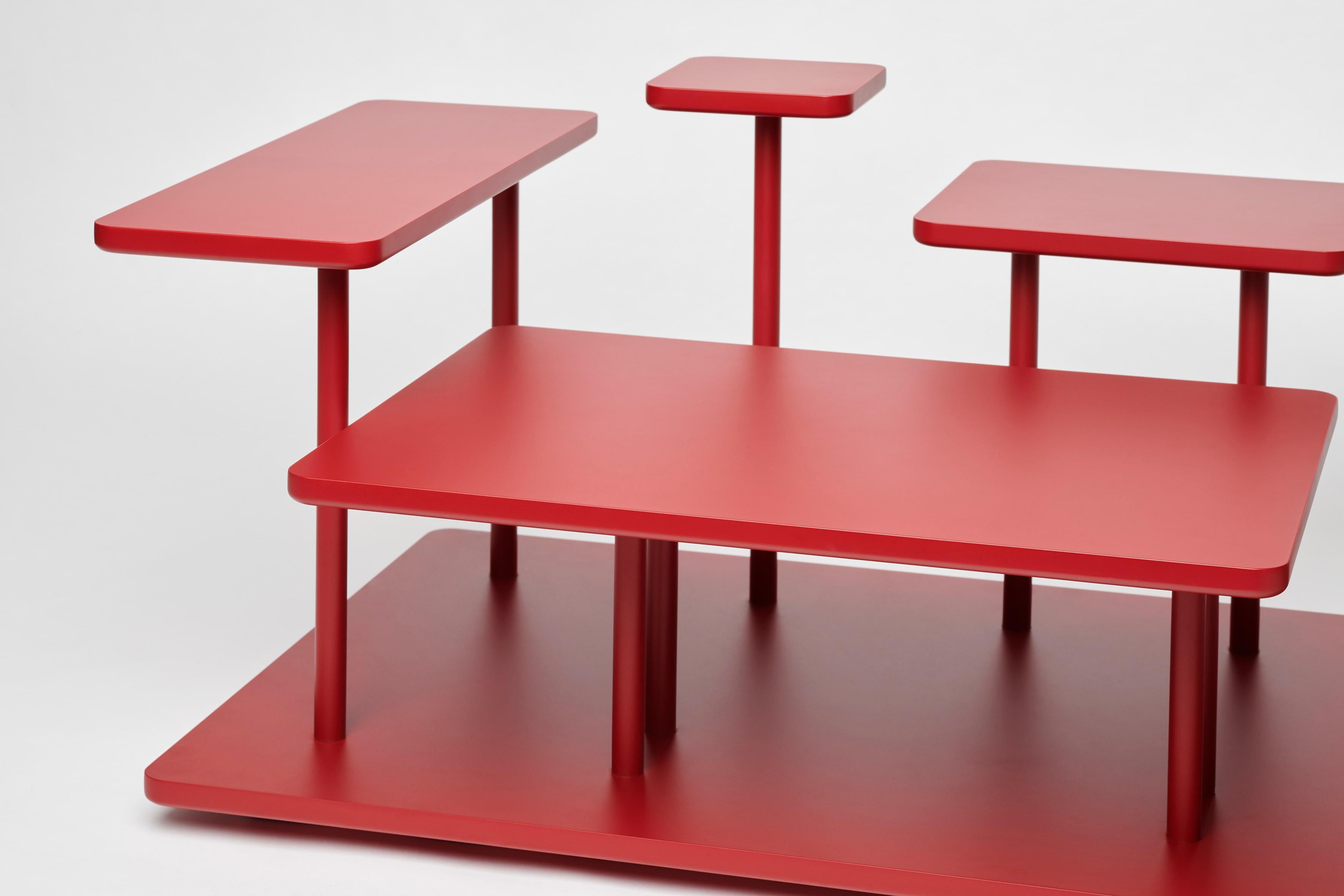 Fait main Table basse du 21e siècle fabriquée à la main en Allemagne par Atelier Ferraro en vente