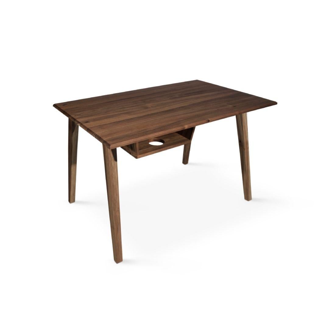 Woodwork 21st Century Collins Desk Walnut Wood For Sale