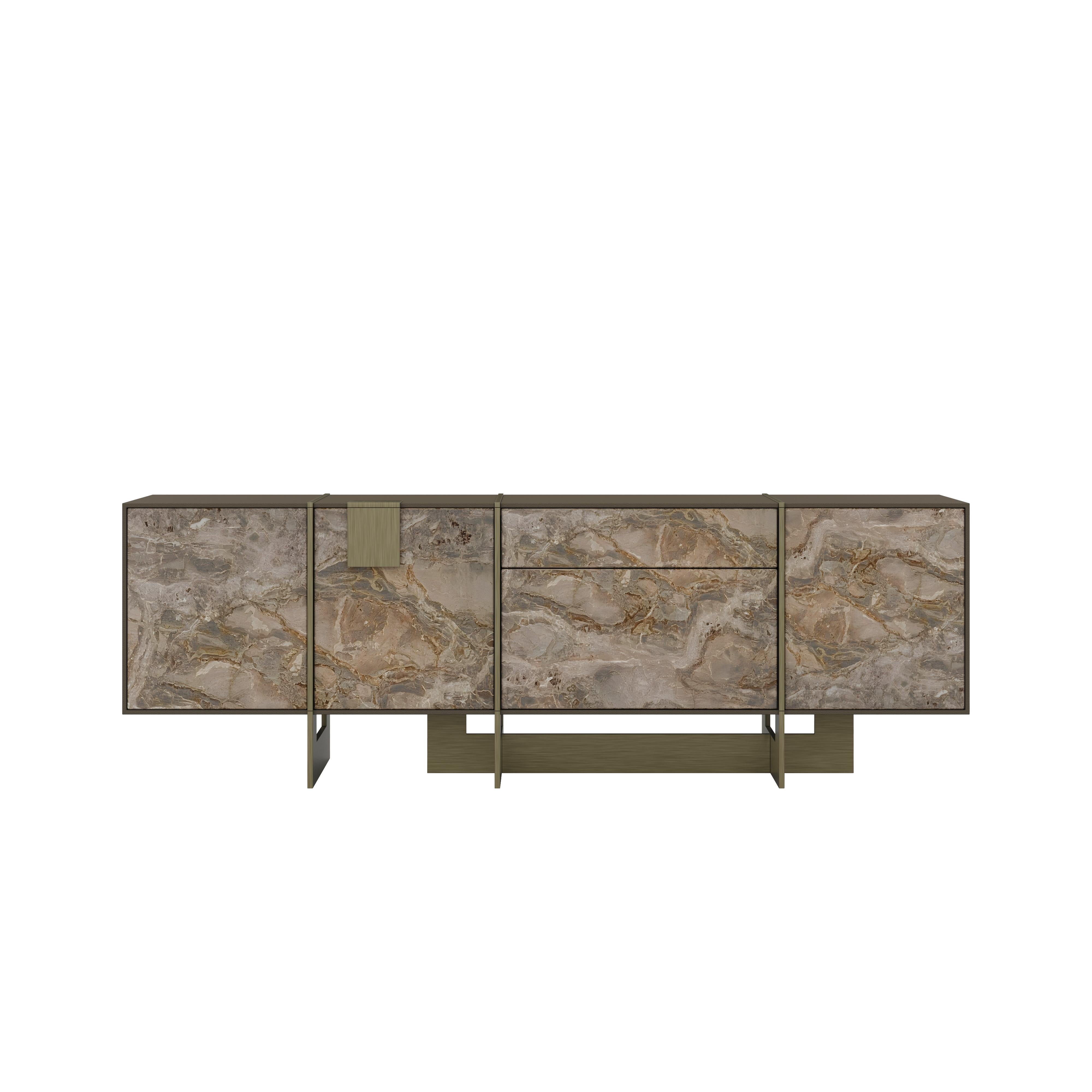21st Century Coloma Sideboard Marble Made in Portugal by Porus In New Condition For Sale In RIO TINTO, PT