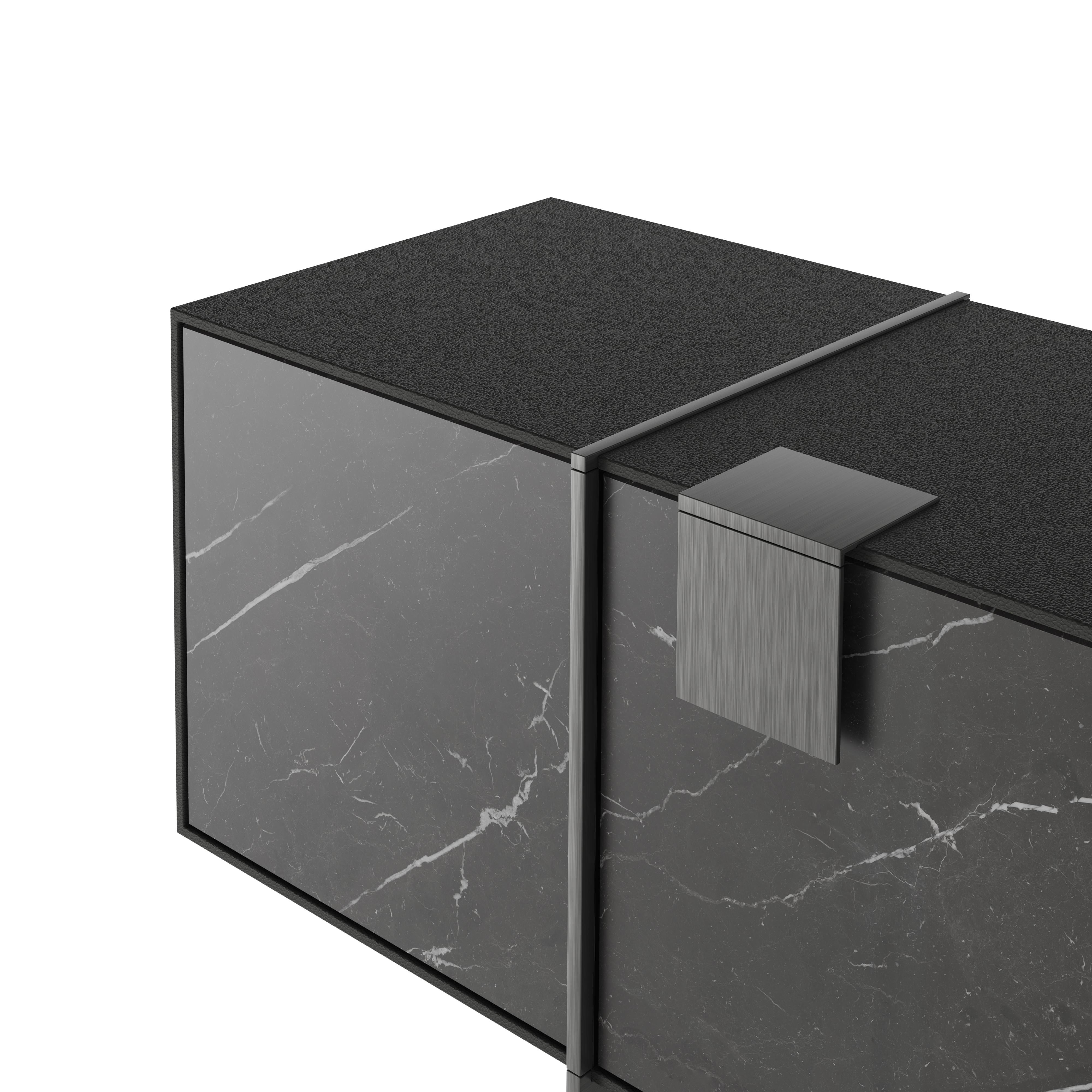 21st Century Coloma Sideboard Marble Made in Portugal by Porus For Sale 2