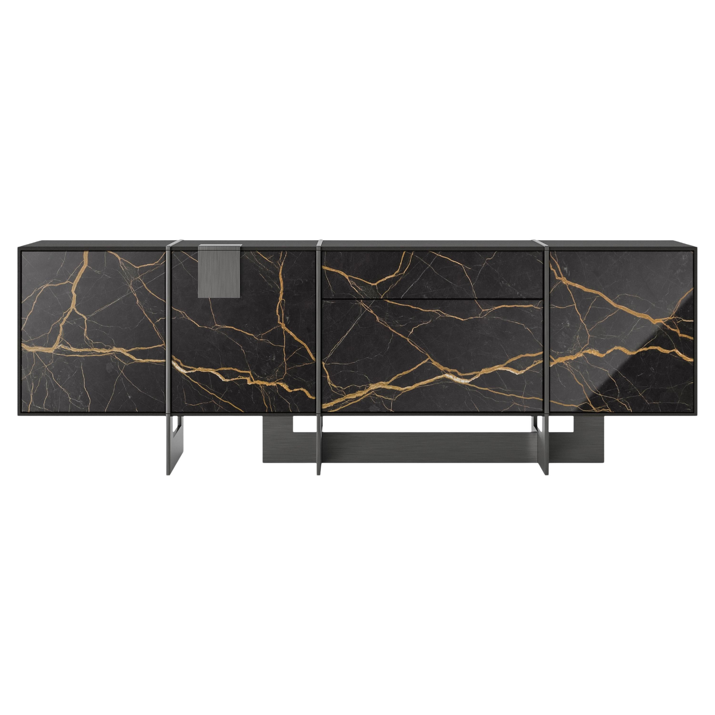 Coloma Sideboard Saint Laurent-Marmor des 21. Jahrhunderts, hergestellt in Portugal von Porus