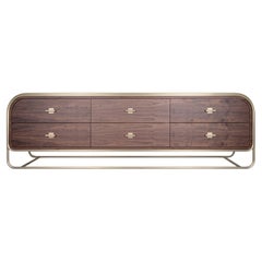 Enfilade Columbia du 21e siècle en bois d'ébène de Porus Studio