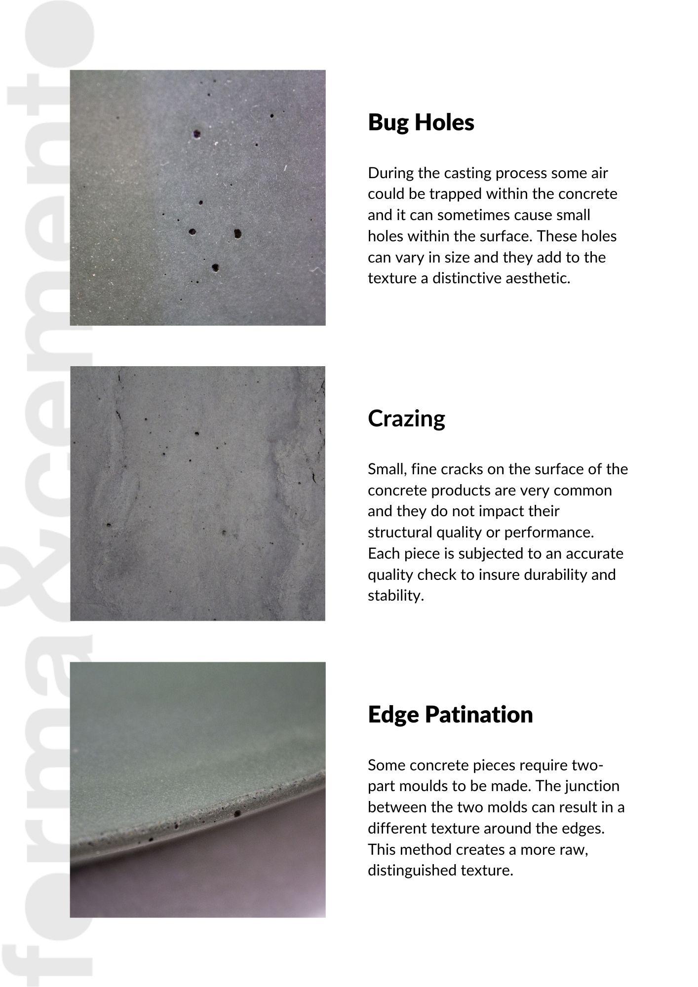 21st Century Concrete Contemporary Stool & Side Table, Honey Jellow Cement Color For Sale 7