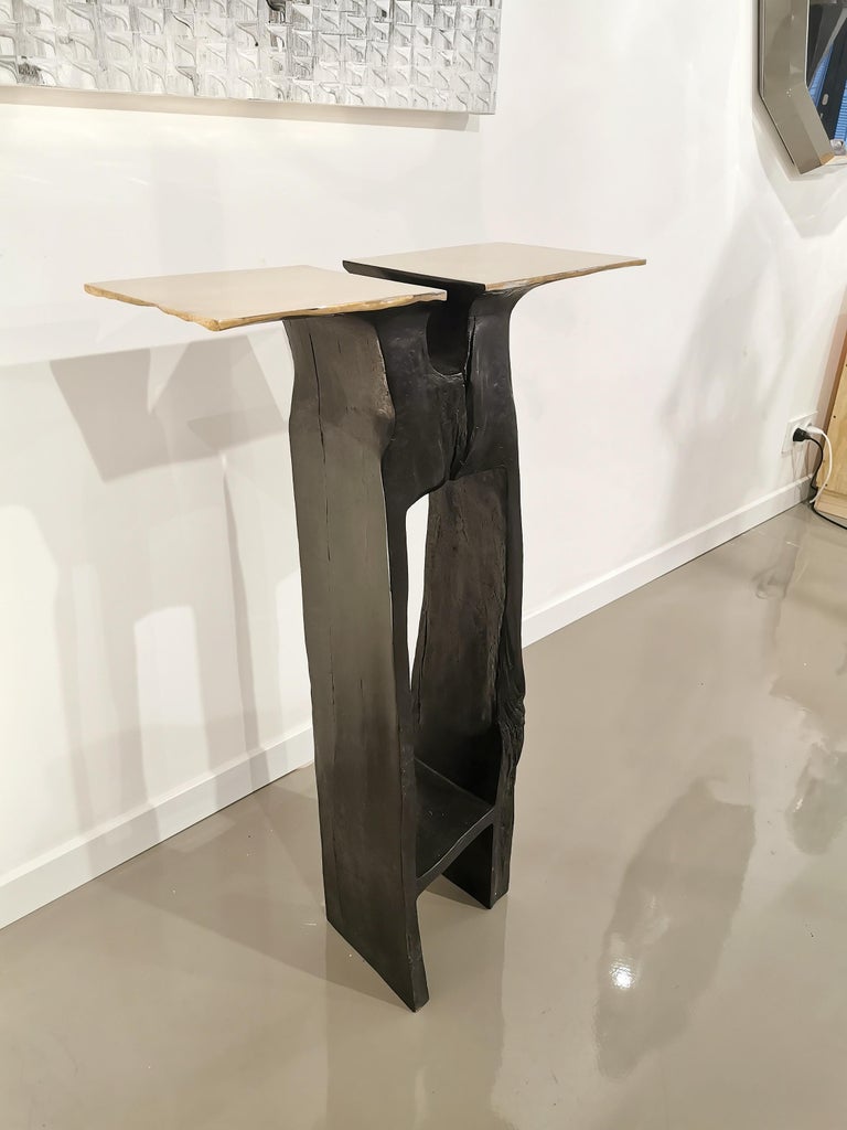 Contemporary 21st Century Console, Pedestal Atlante by Adrien Coroller For Sale