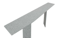 21st Century Shinto Console Table, Green Quartz, Made in Italy by Hebanon