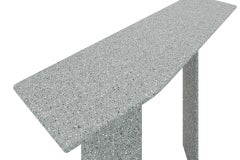 21st Century Shinto Console Table, Green Quartz, Made in Italy by Hebanon