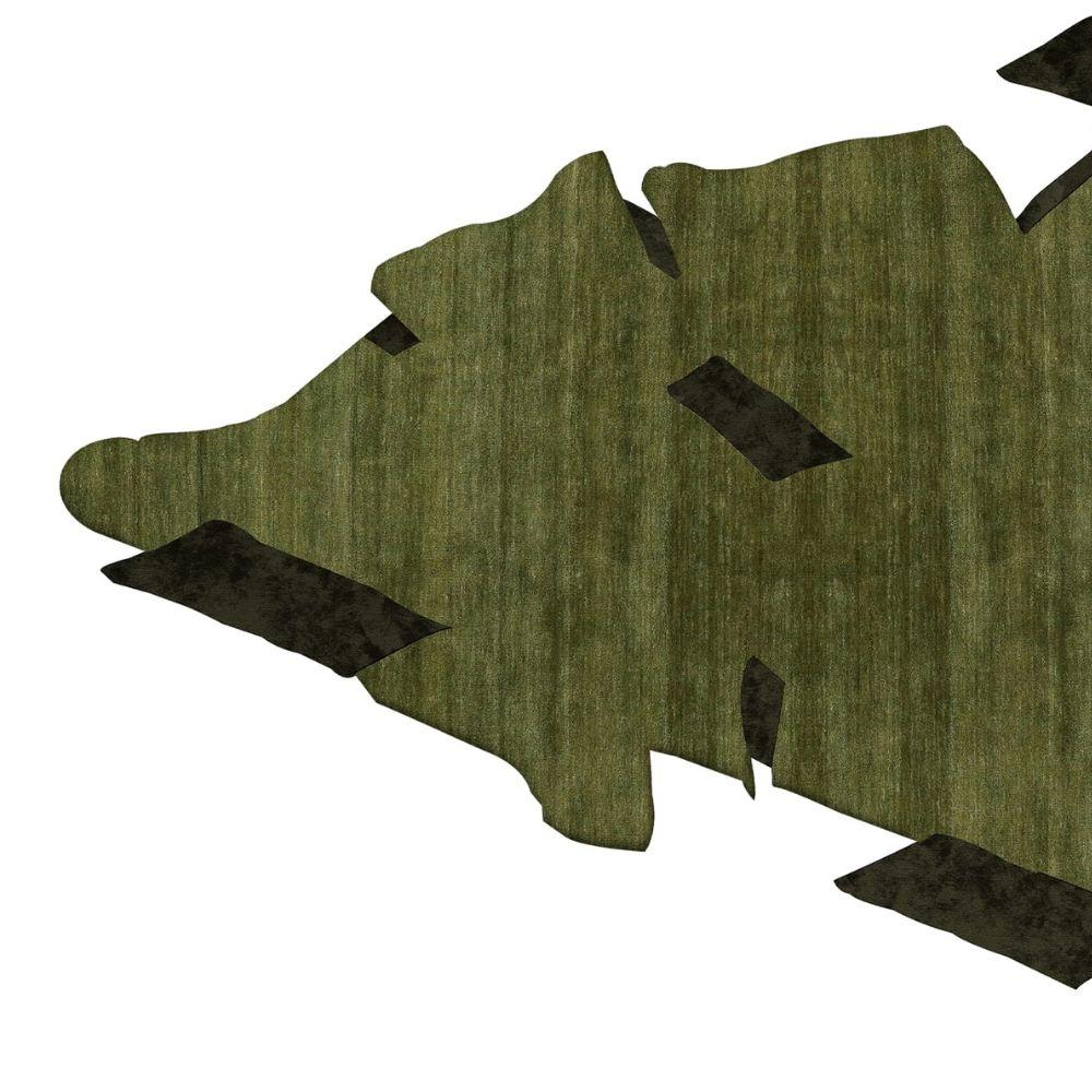 Tapis Shaped 68 is a Memphis Design style rug in neutral cream hues, a classic yet sophisticated color combination.
With a rectangular shape and four small circles on each edge, this Memphis Design style is a design masterpiece that makes a