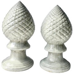 21st Century Contemporary Ceramic Glaze Cone Finial Sculptures