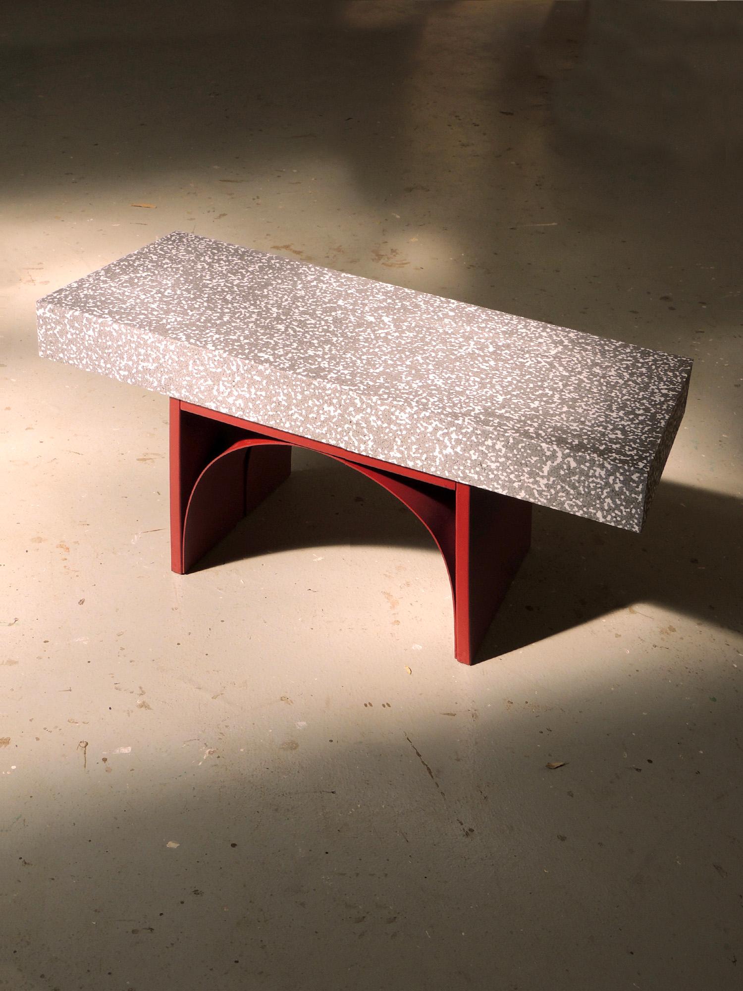 Italian 21st Century Contemporary Coffee Table Bench Handmade in Italy by Ilaria Bianchi For Sale