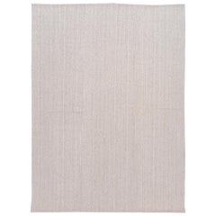 21st Century Contemporary Flat-Weave Wool Rug