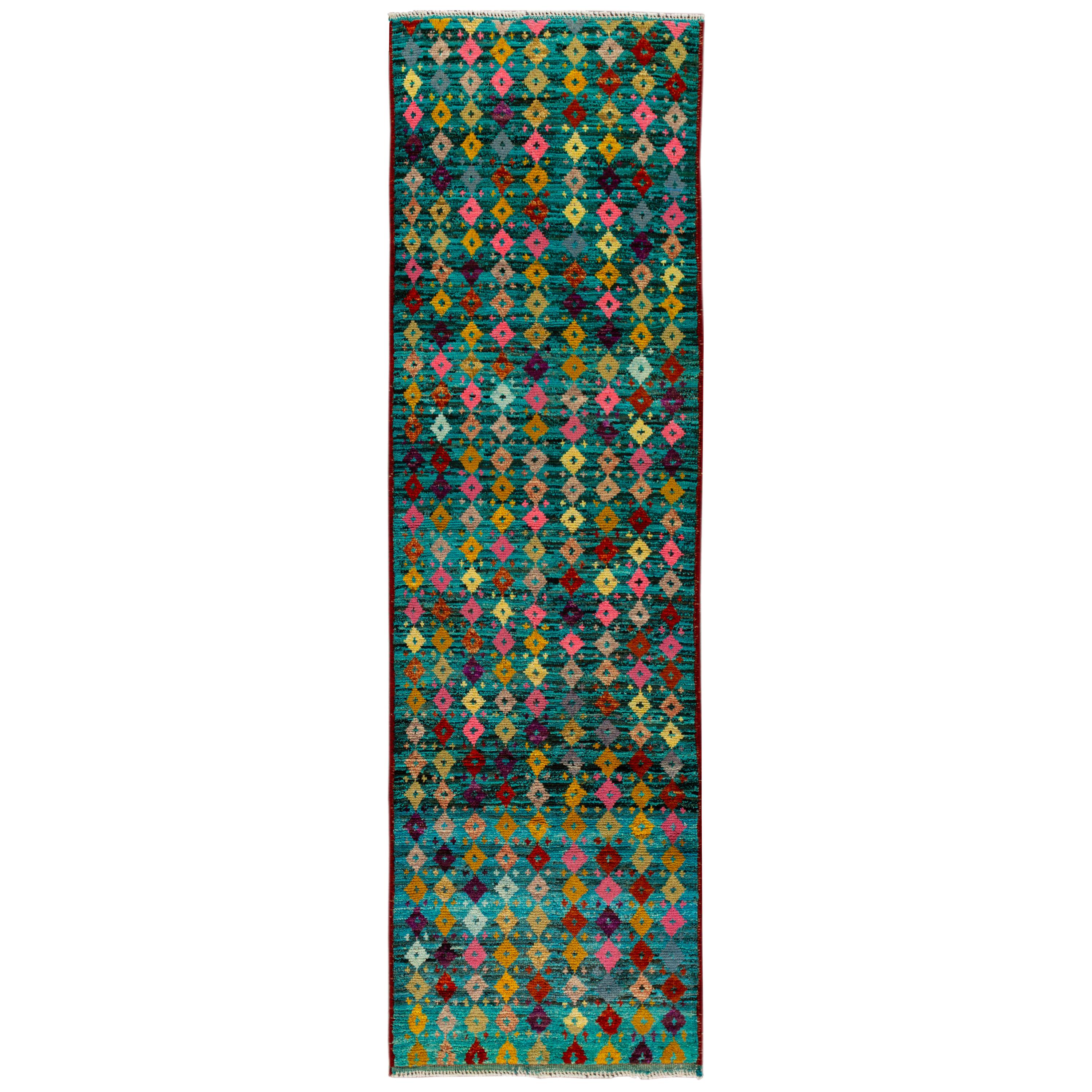 21st Century Contemporary Gabbeh Runner Rug