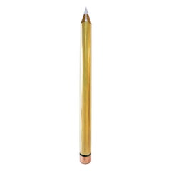 21st Century Contemporary Giampiero Romano Pencil Style Floor Lamp Brass
