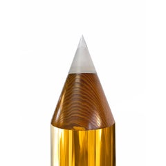 21st Century Contemporary Giampiero Romanò Pencil Style Table Lamp Brass