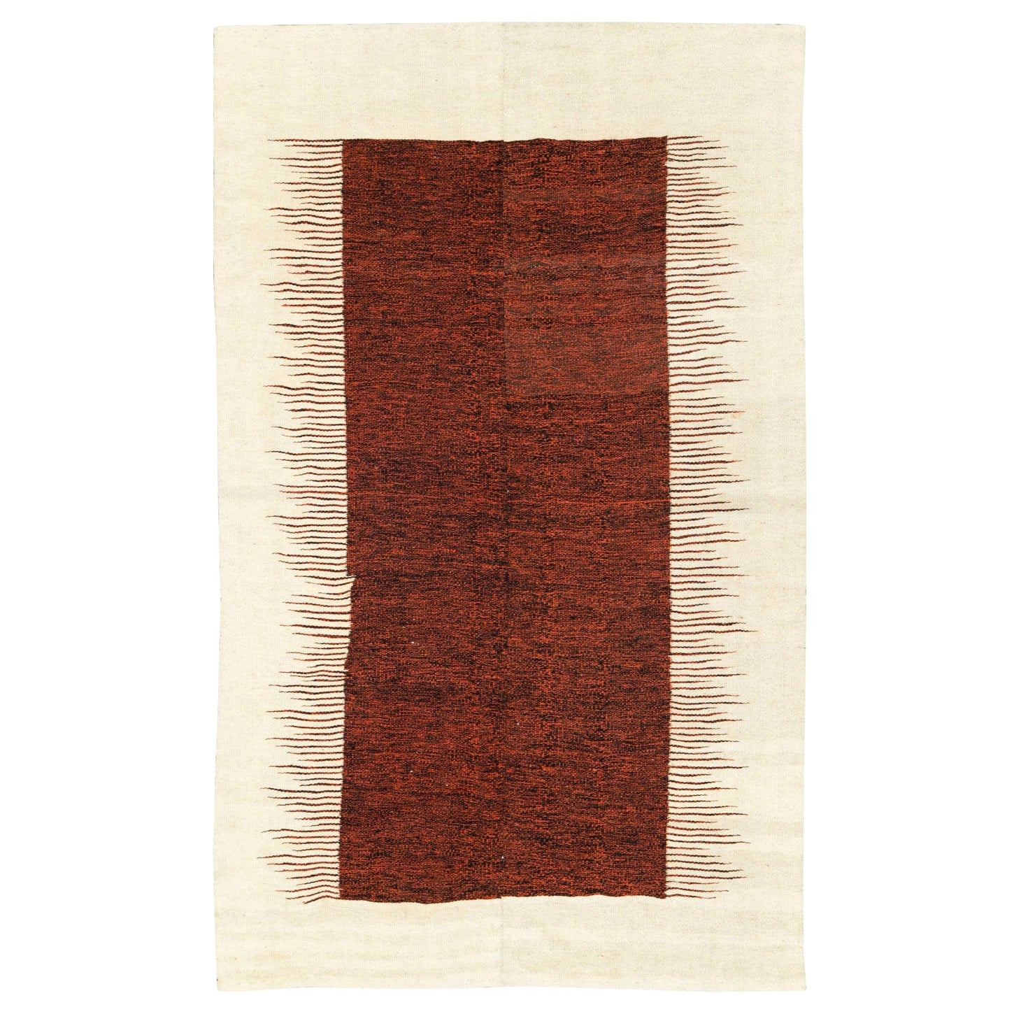 21st Century Contemporary Handmade Persian Flatweave Kilim Accent Rug im Angebot