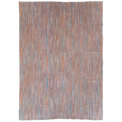 21st Century Contemporary Handmade Turkish Flatweave Room Size Carpet