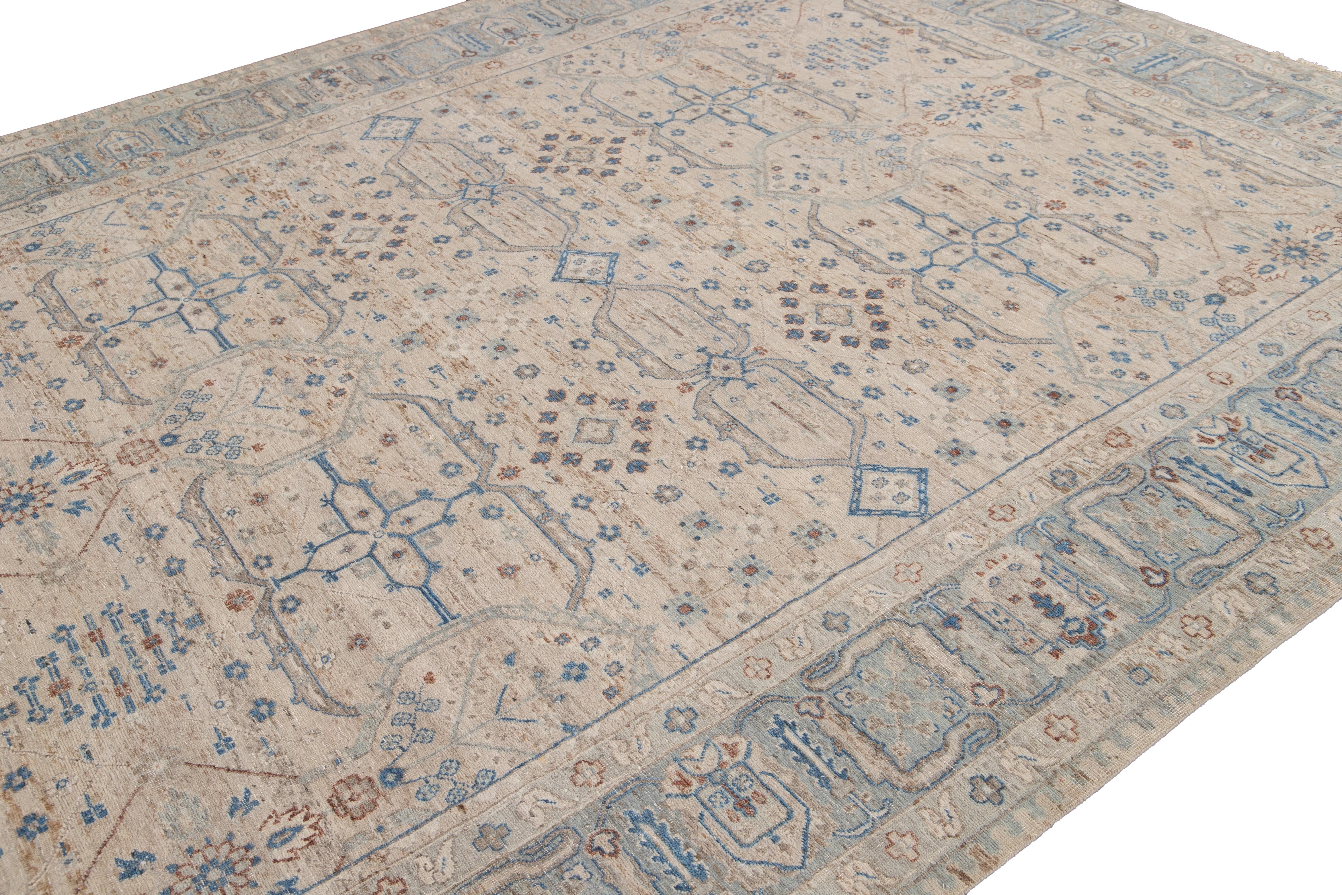 21st Century Contemporary Indian Wool Rug For Sale 13