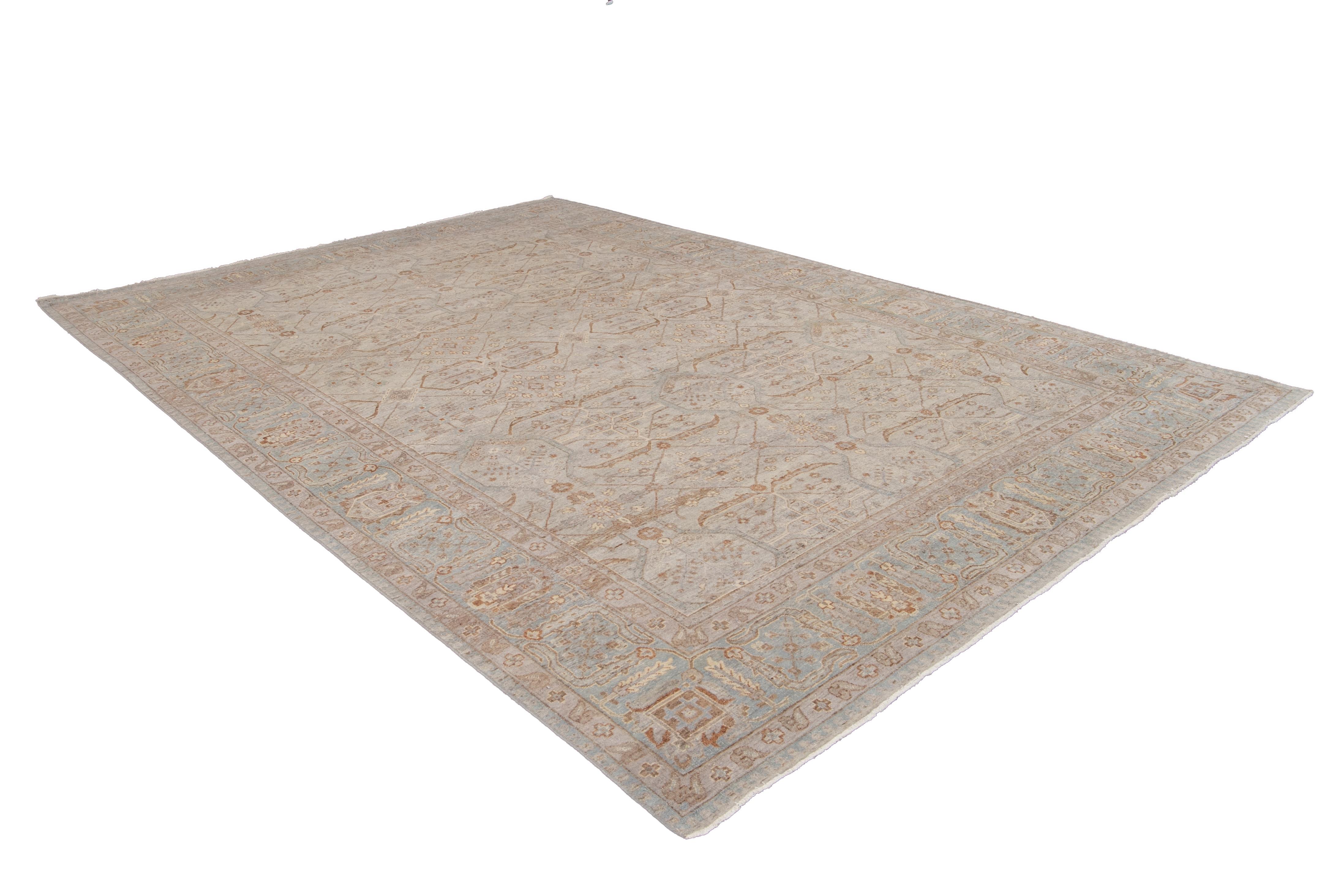21st Century Contemporary Indian Wool Rug For Sale 13
