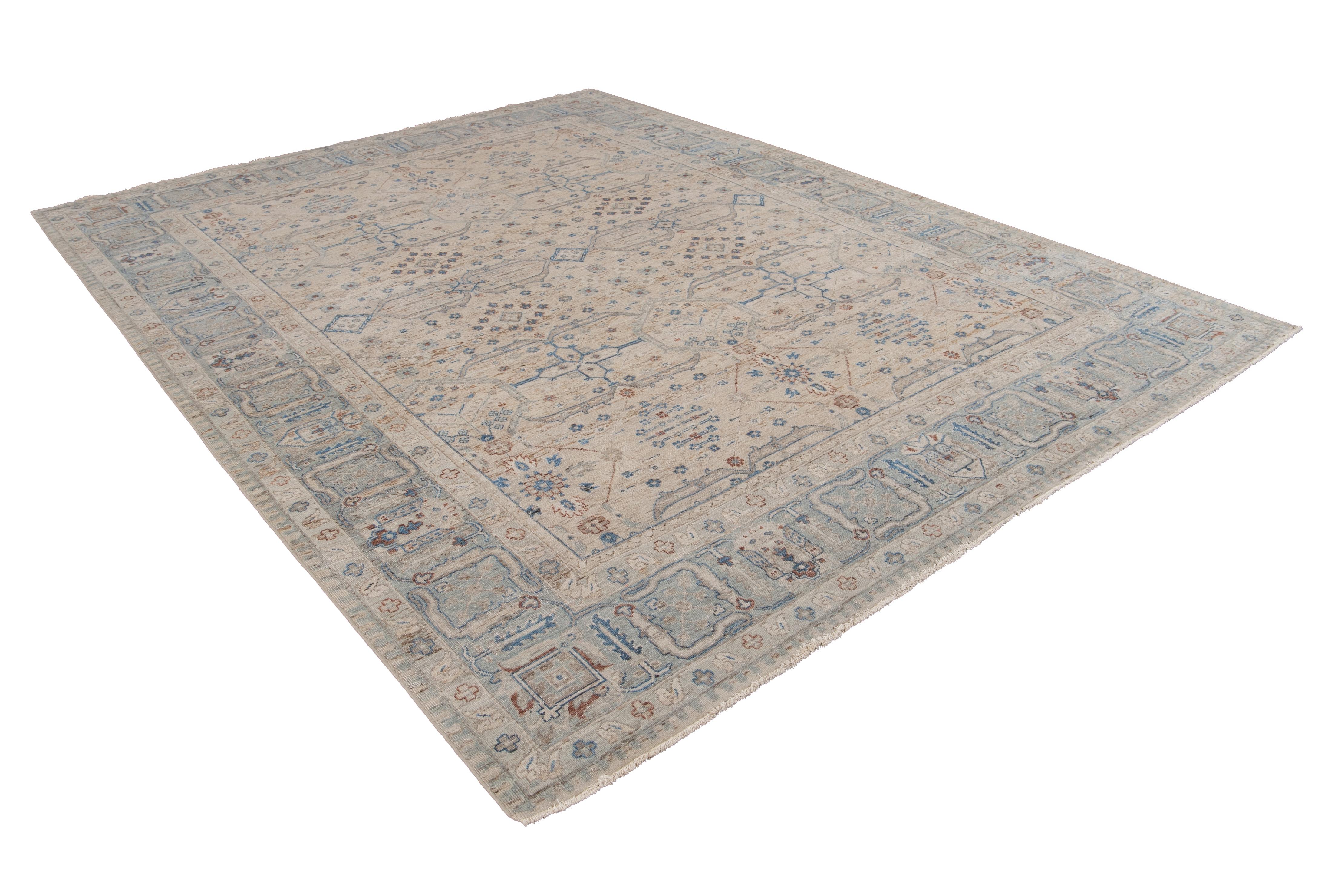 21st Century Contemporary Indian Wool Rug For Sale 15