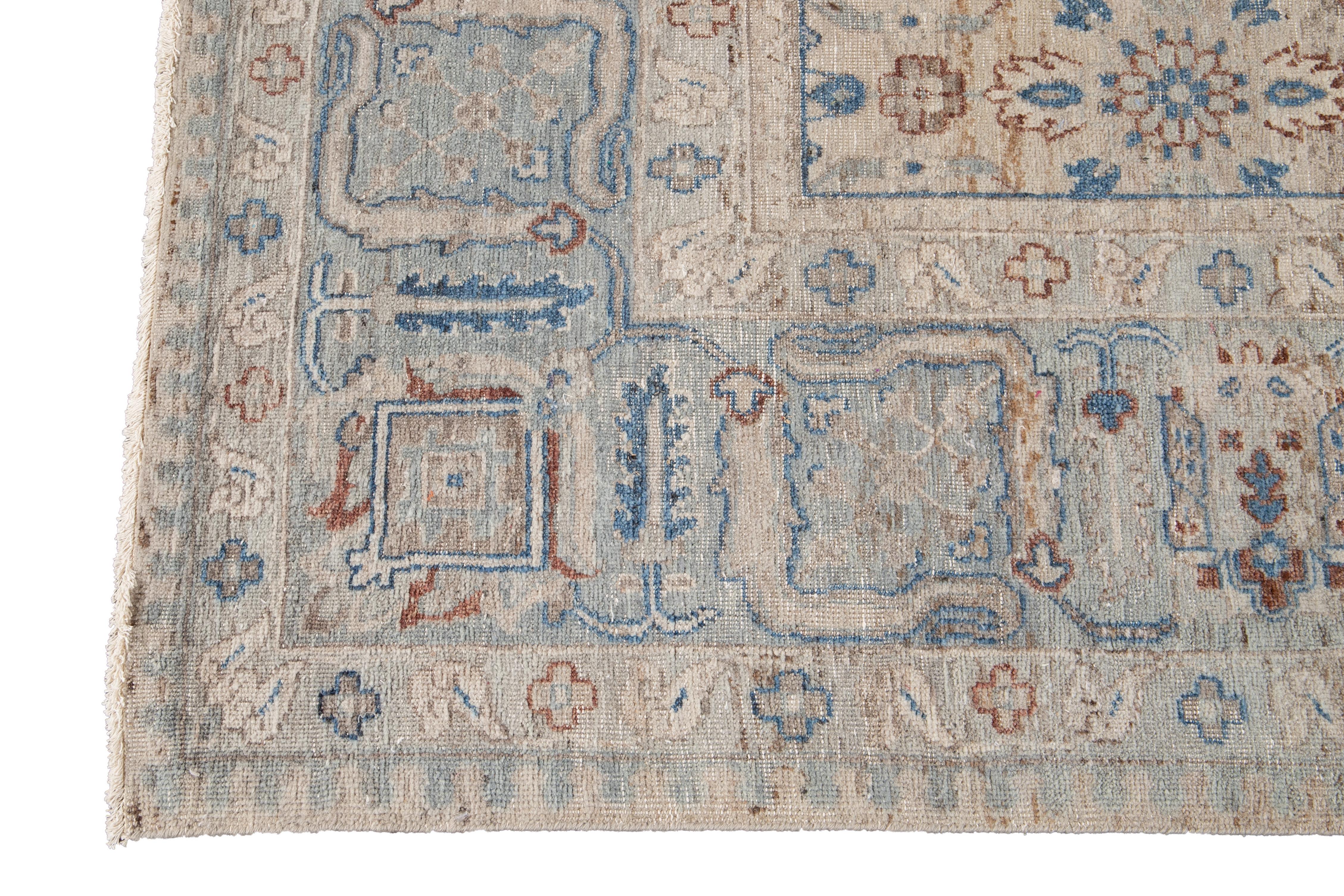 21st Century Contemporary Indian Wool Rug For Sale 2