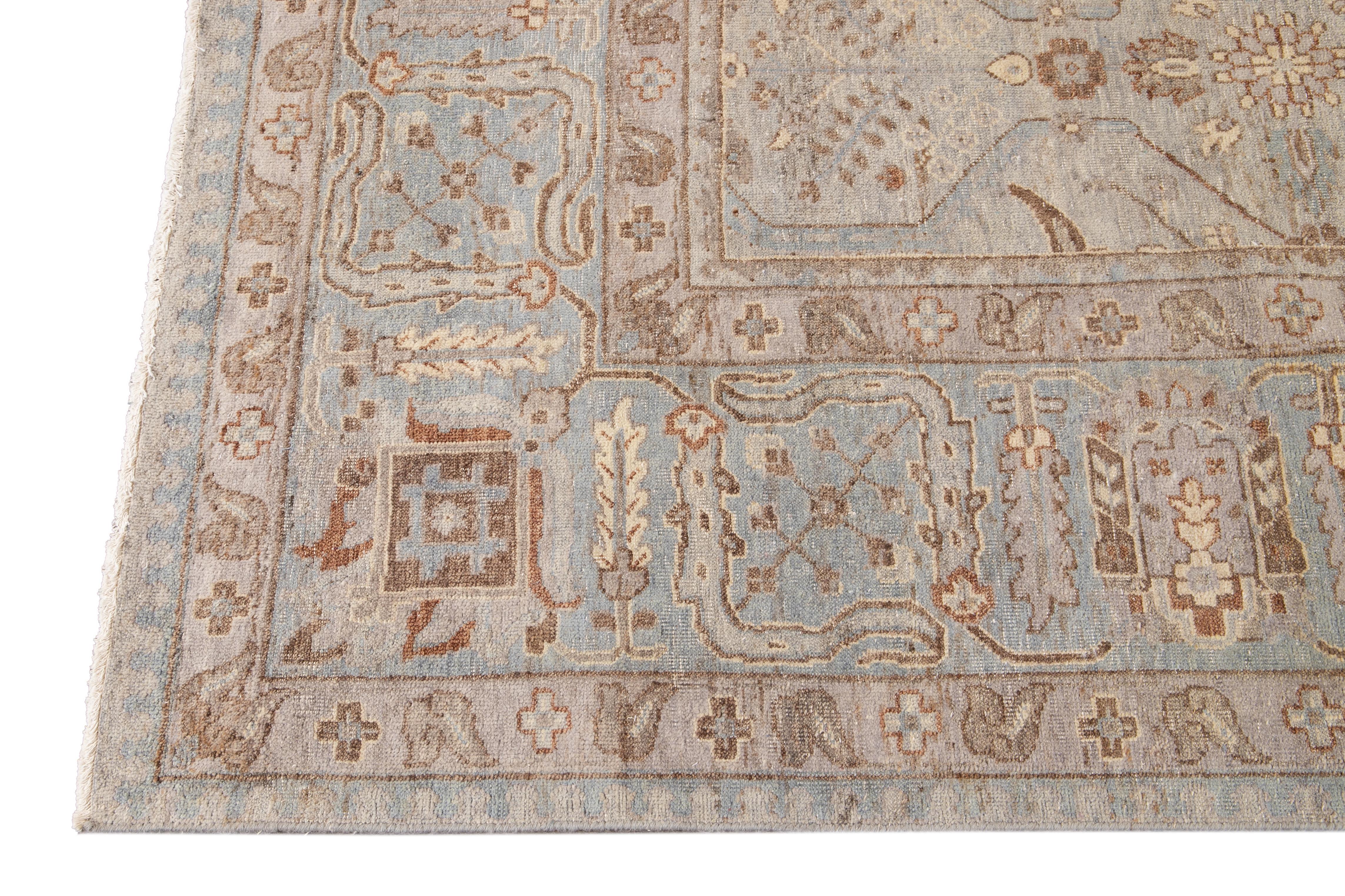 21st Century Contemporary Indian Wool Rug For Sale 2