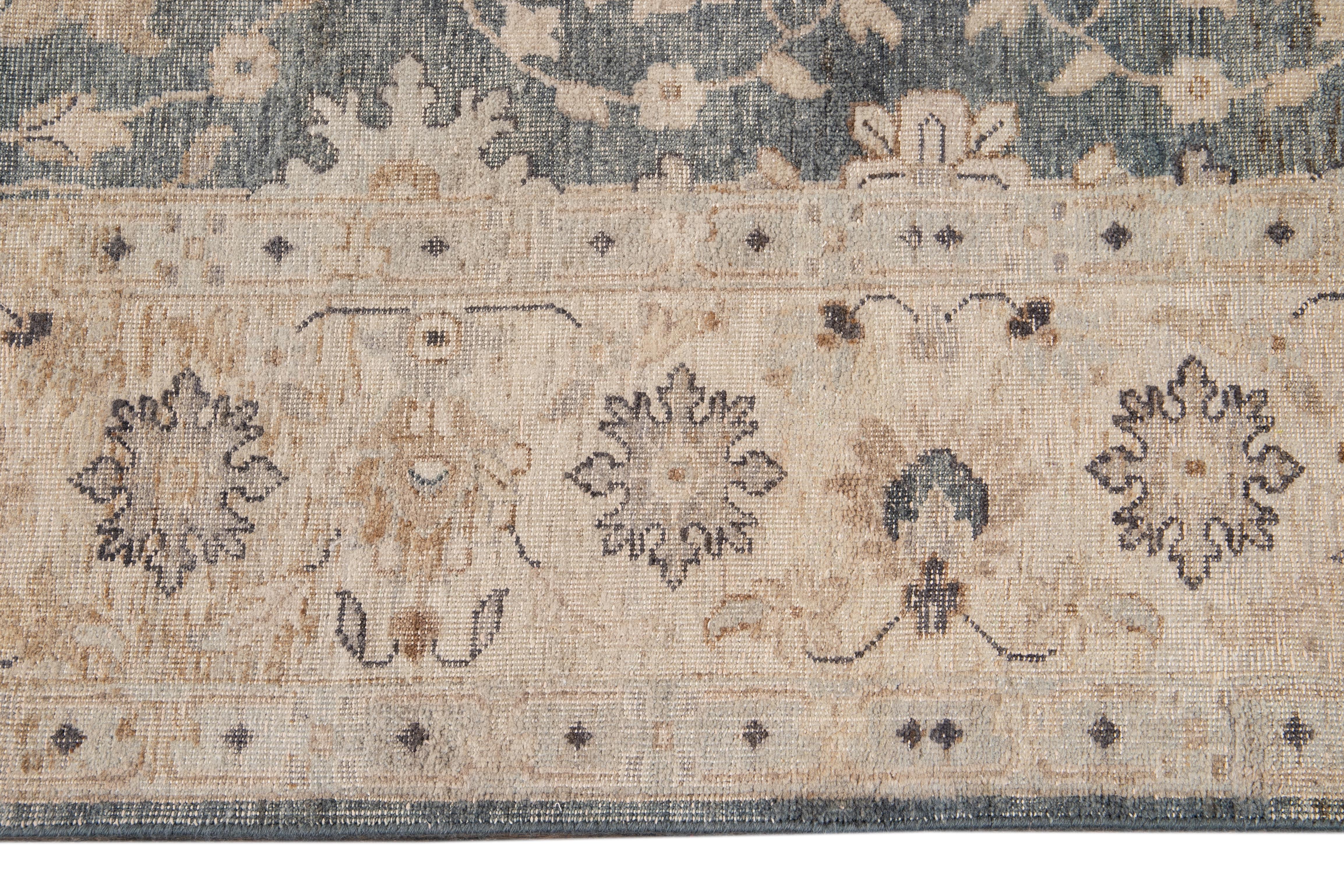 21st Century Contemporary Indian Wool Rug For Sale 4
