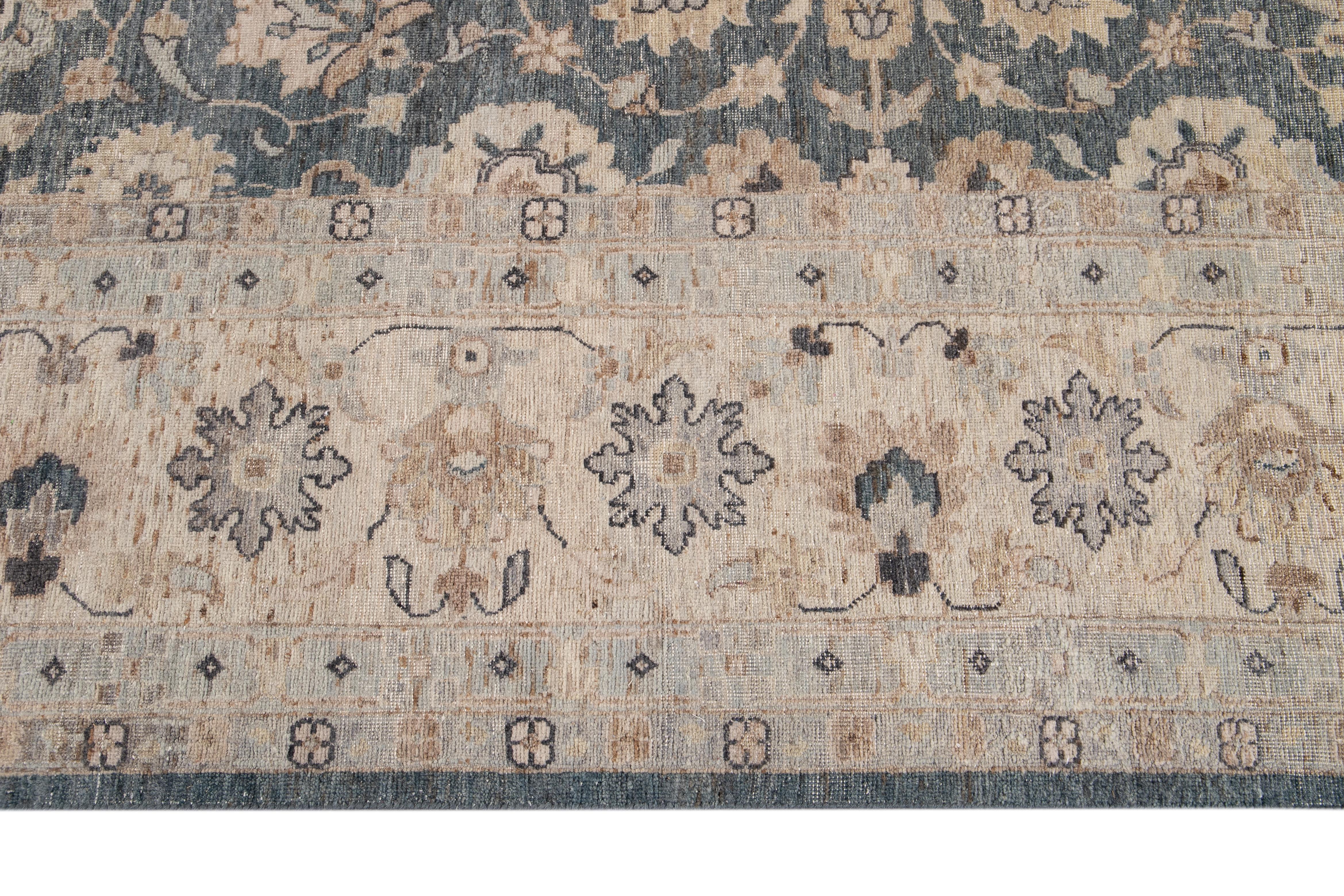 21st Century Contemporary Indian Wool Rug For Sale 4