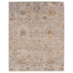 Apadana 21st Century Contemporary Indian Wool Rug