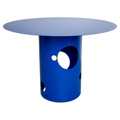 21st Century Contemporary Italian Silos Dining Table by Spinzi, Electric Blue